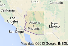 Arizona Freight Shipping Map