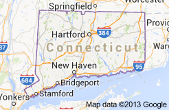 Connecticut Freight Shipping Map