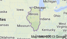 Illinois Freight Shipping Map