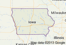 Iowa Freight Shipping Map