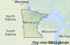 Minnesota Freight Shipping Map