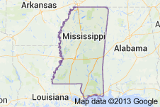 Mississippi Freight Shipping Map