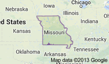 Missouri Freight Shipping Map