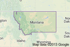 Montana Freight Shipping Map