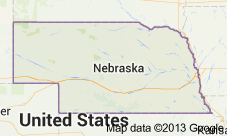 Nebraska Freight Shipping Map