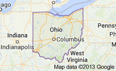 Ohio Freight Shipping Map