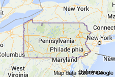 Pennsylvania Freight Shipping Map
