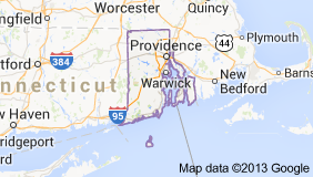 Rhode Island Freight Shipping Map