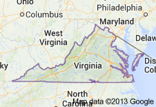 Virginia Freight Shipping Map