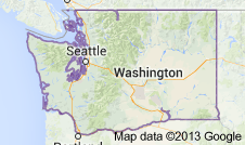 Washington Freight Shipping Map