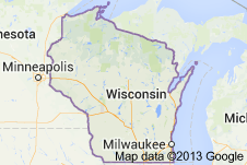 Wisconsin Freight Shipping Map