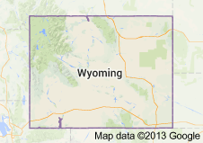 Wyoming Freight Shipping Map
